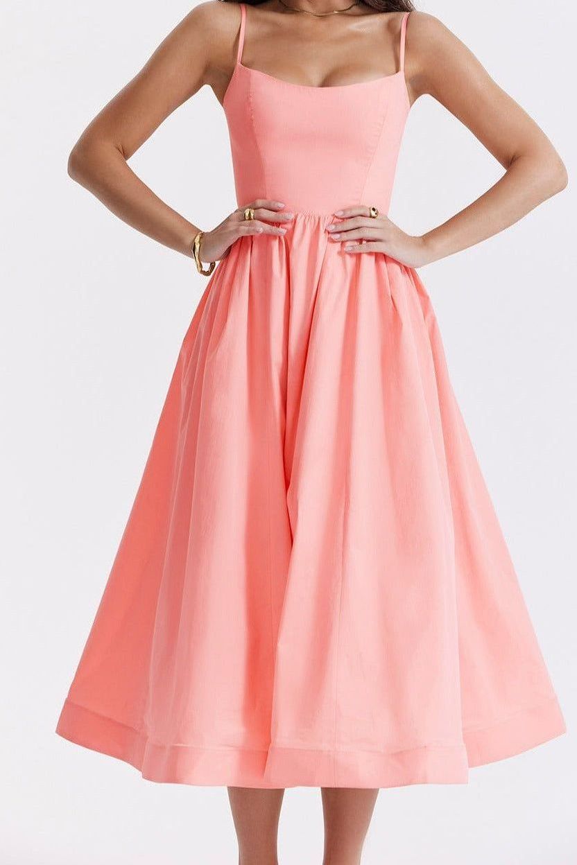 Charlotte - Corset Midi Dress