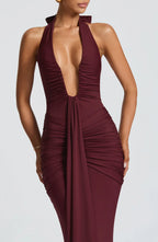 Berenice - Draped Jersey Maxi Dress