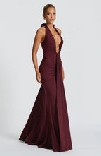 Berenice - Draped Jersey Maxi Dress